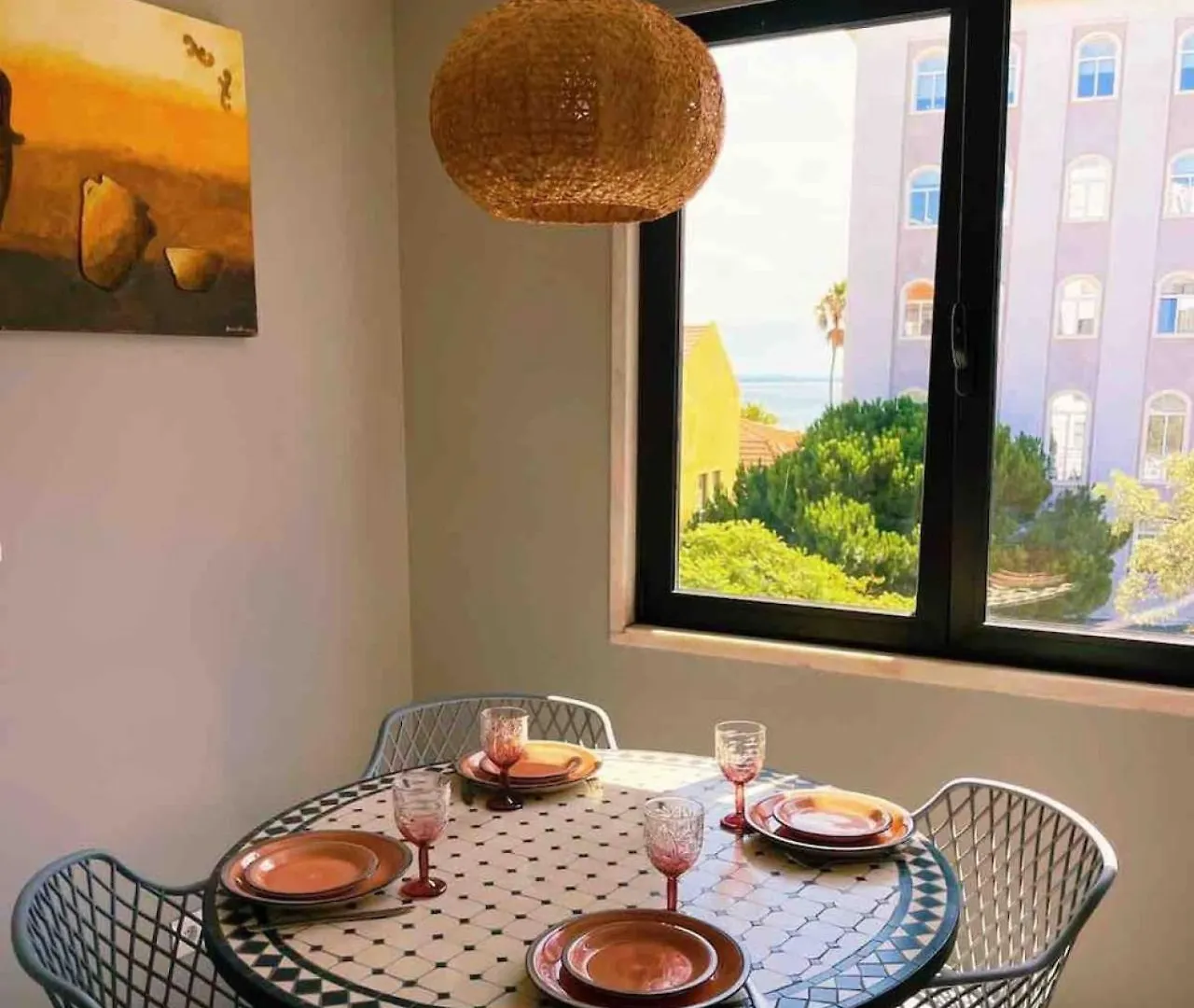 Apartment Moorish Magic In Monte Estoril-500M To The Beach Portugal
